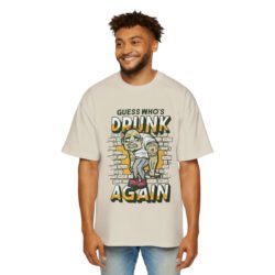 Men's Heavy Oversized Tee - Image 11