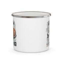 Tow Truck Quote Enamel Camping Mug - Image 2